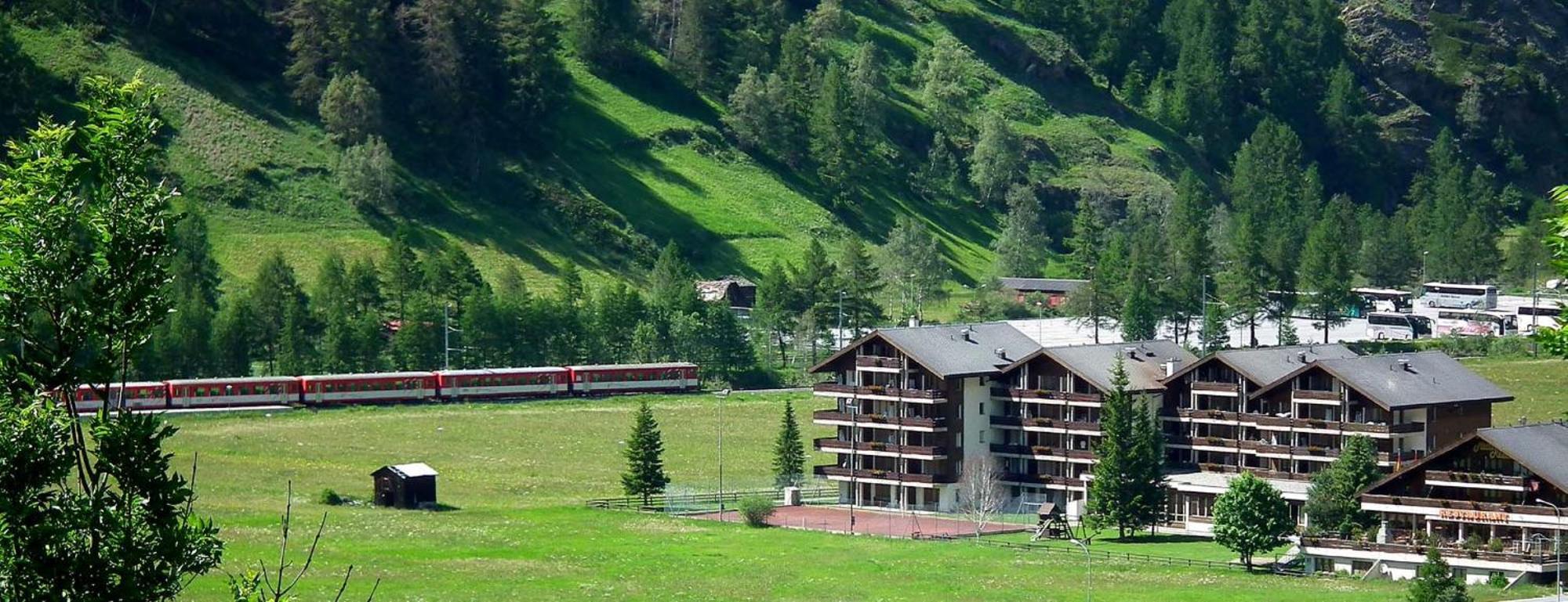 Monte Rosa Taesch, Apartments Mit Wellness Bereich 외부 사진